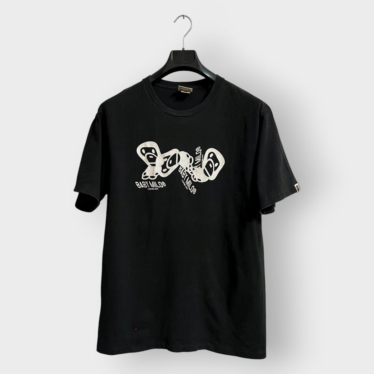 STEAL! 2010s Bape Folding Baby Milo Logo Tee (XL)