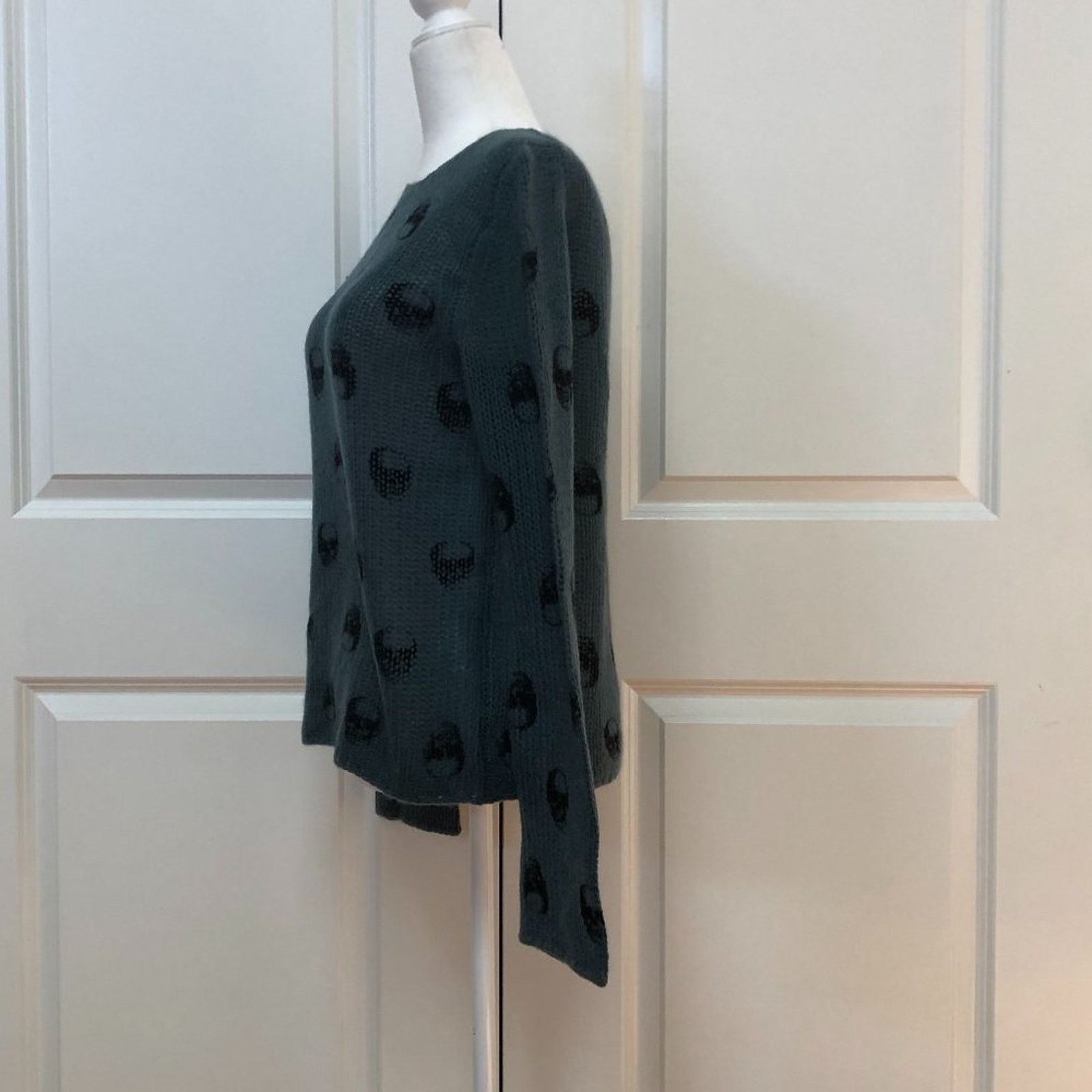 360Cashmere Skull Cashmere Kiera Skull Sweater 360 Cashmere Size S / US 4 / IT 40 - 3 Thumbnail