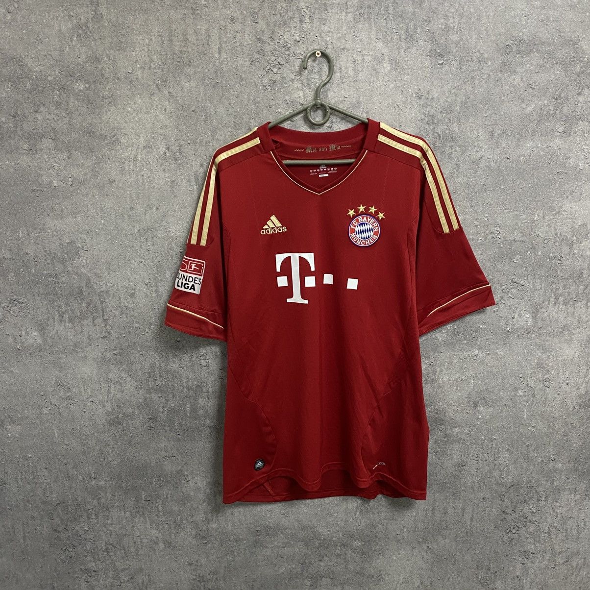 Adidas Vintage Bayern Munich Jersey 2012/13 Shirt #27 David Alaba Size US L / EU 52-54 / 3 - 1 Thumbnail