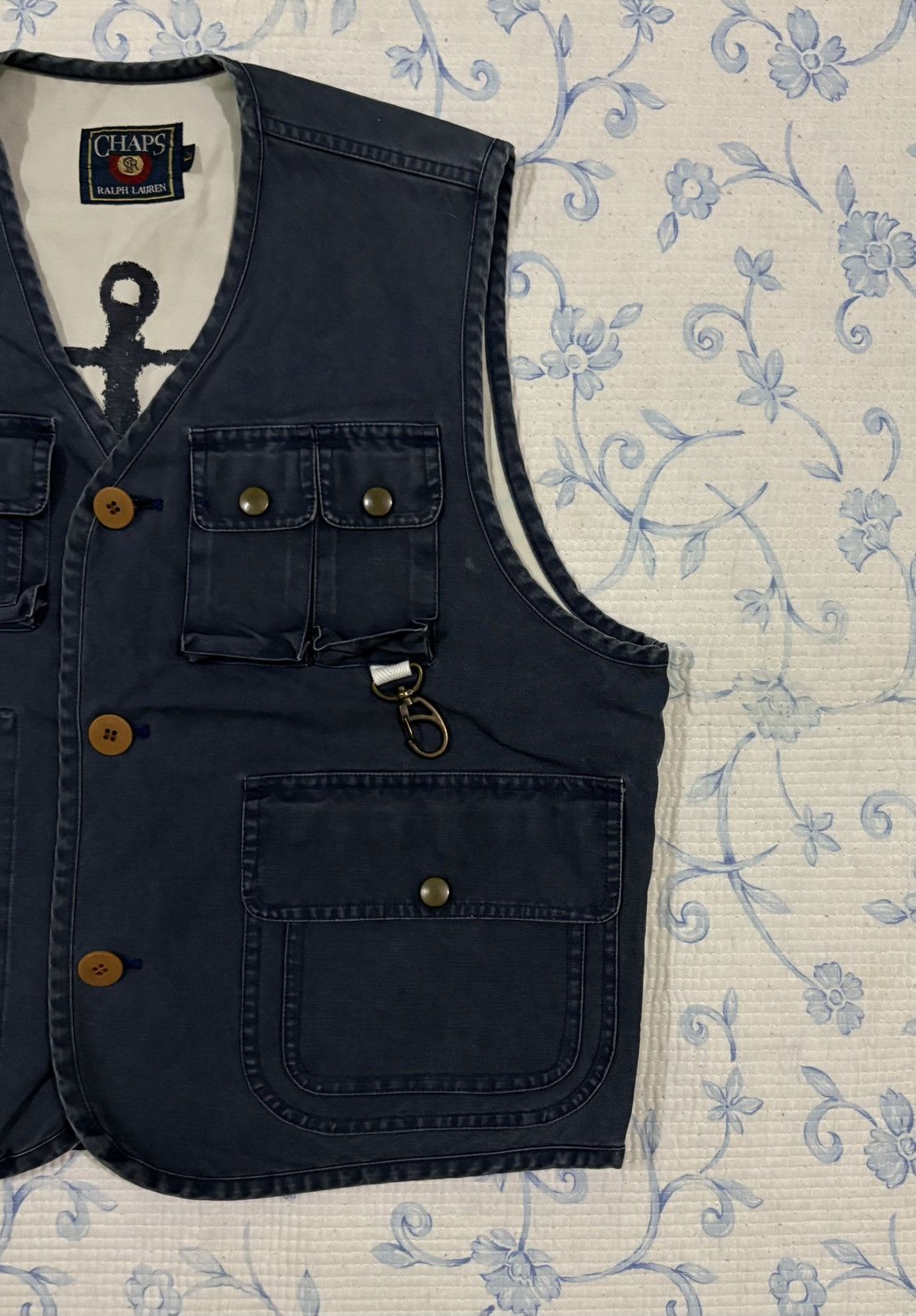 Chaps Chaps Ralph Lauren Multi Pocket Vest Size US L / EU 52-54 / 3 - 3 Thumbnail