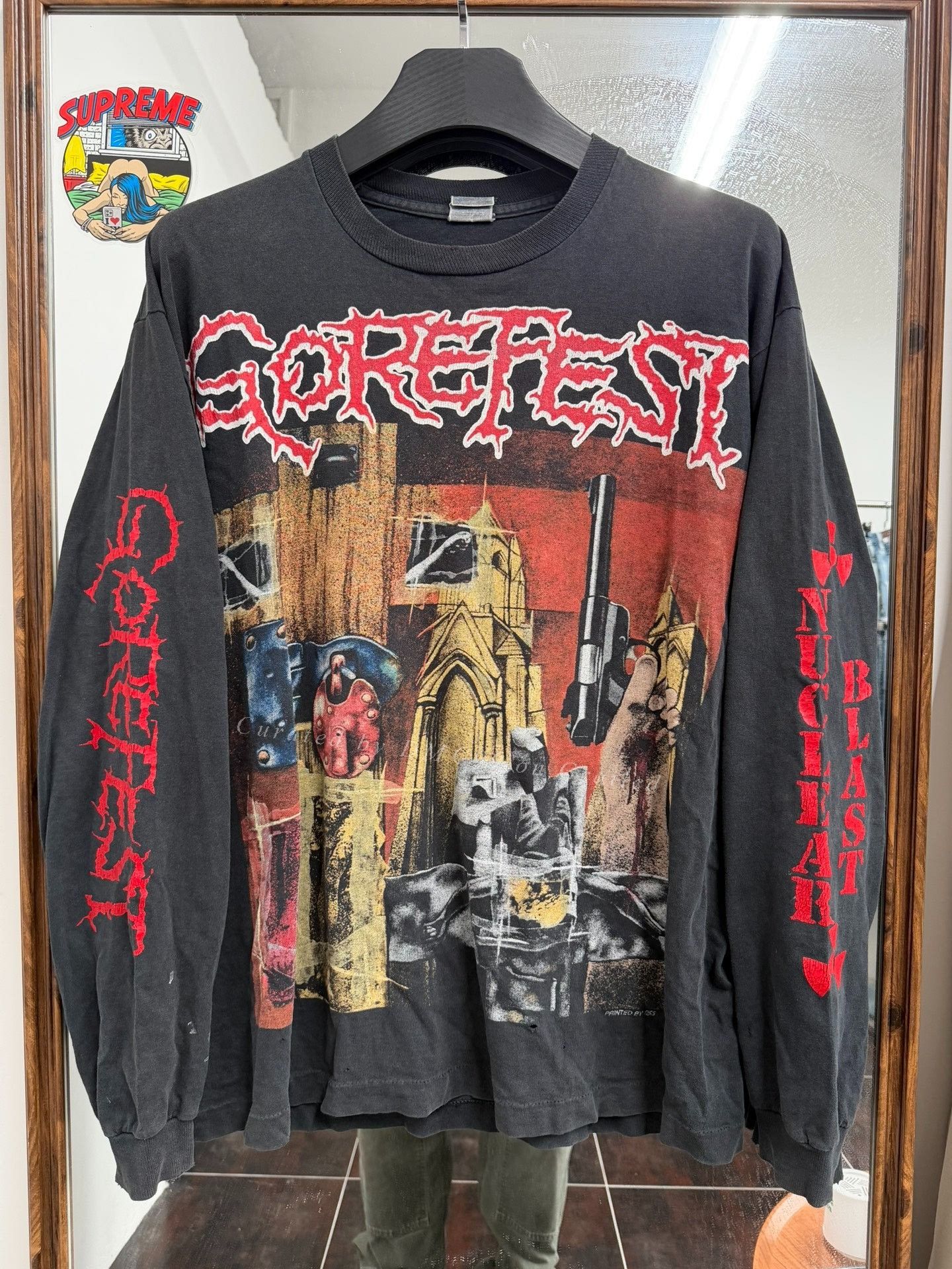 Vintage Vintage 1992 Death Metal Band Longsleeve Tee Size US L / EU 52-54 / 3 - 1 Thumbnail