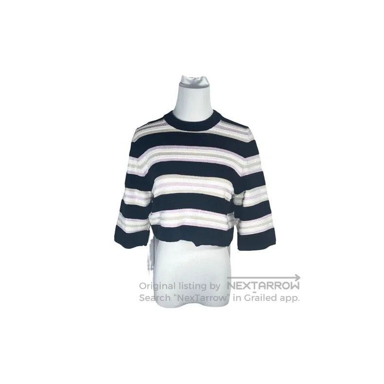 Fendi Fendi Striped knitted sweater Size XXS / US 00 / IT 34 - 1 Thumbnail