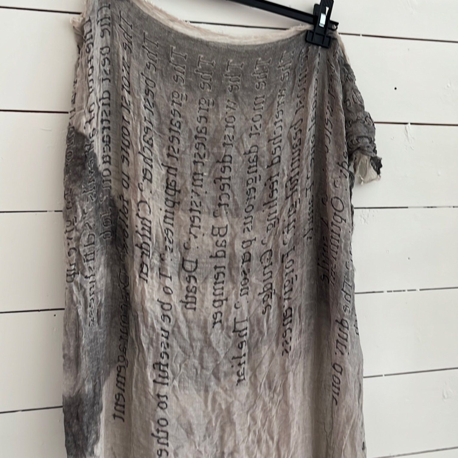 Faliero Sarti Silk/Modal "A Mother's Love" Manifesto, Mother Teresa Scarf Size ONE SIZE - 6 Thumbnail
