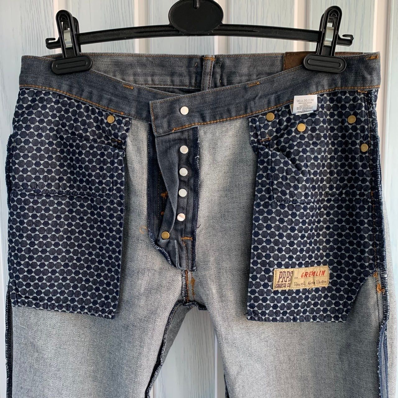 Designer × Japanese Brand × Prps PRPS Gremlin Fit Bruised Never Broke Faded Cotton Jeans Size US 31 - 8 Thumbnail