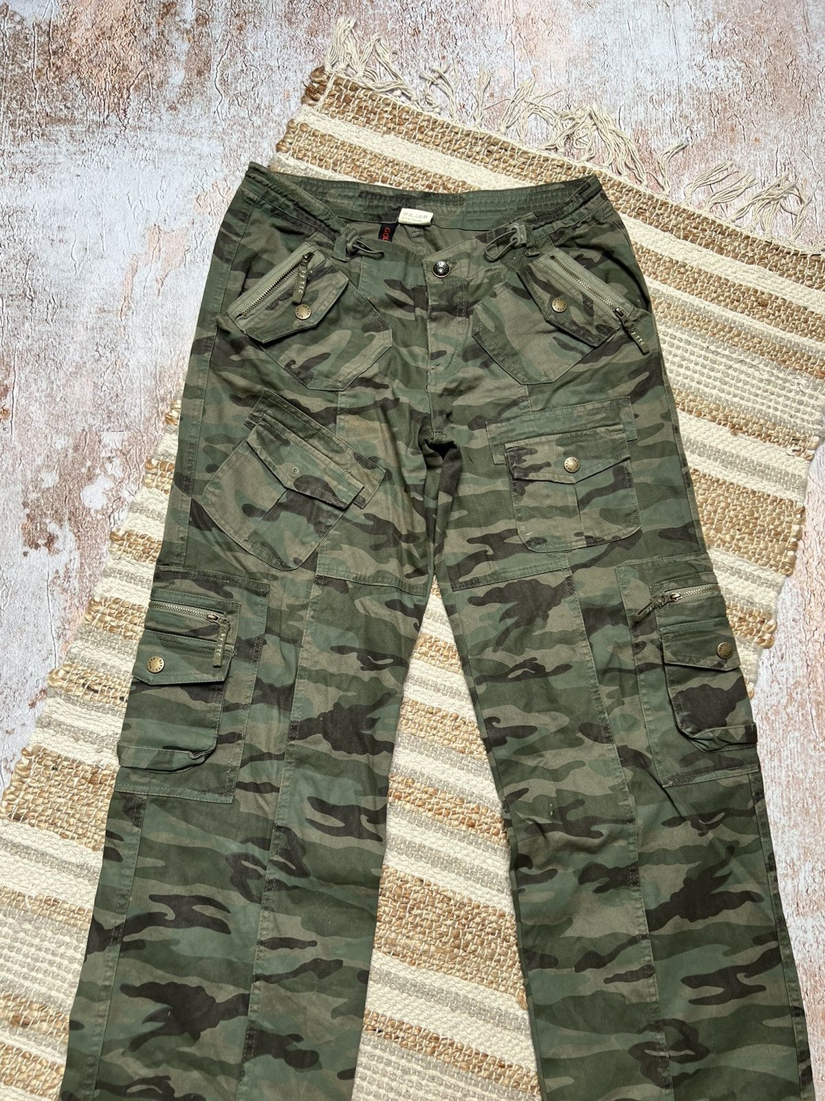 Japanese Brand × Vintage Vintage military camo cargo pants Size US 33 - 5 Thumbnail