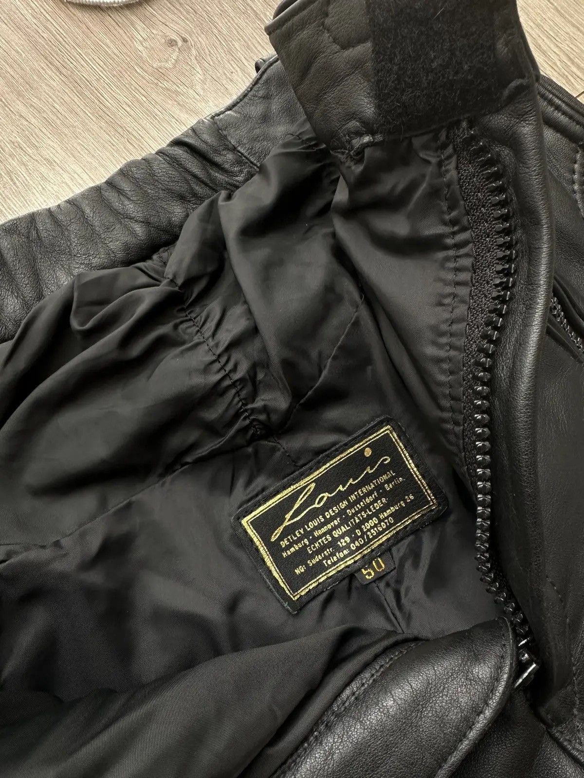 Genuine Leather × Vintage Vintage Genuine Leather Louis Moto Black pants Size US 32 / EU 48 - 7 Thumbnail