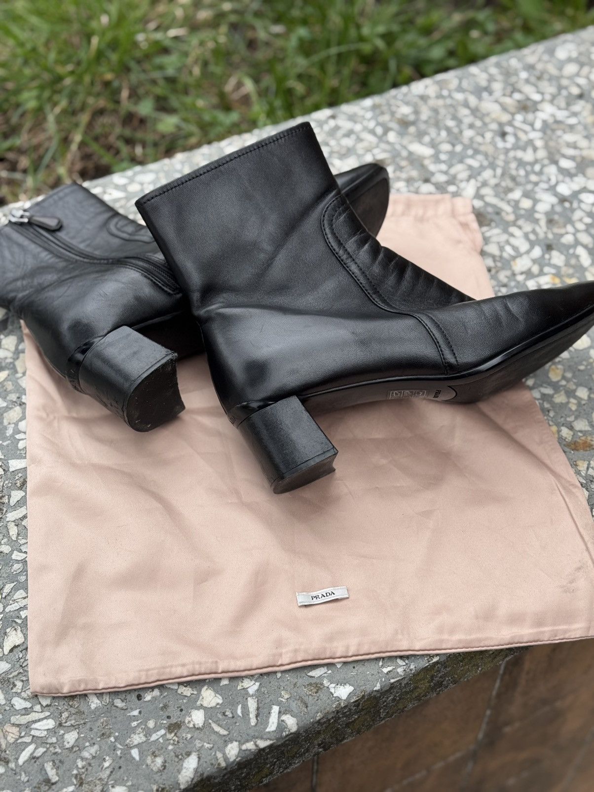 Prada Prada Vintage Ankle Boots Avant Garde Y2K Size US 9 / IT 39 - 15 Thumbnail