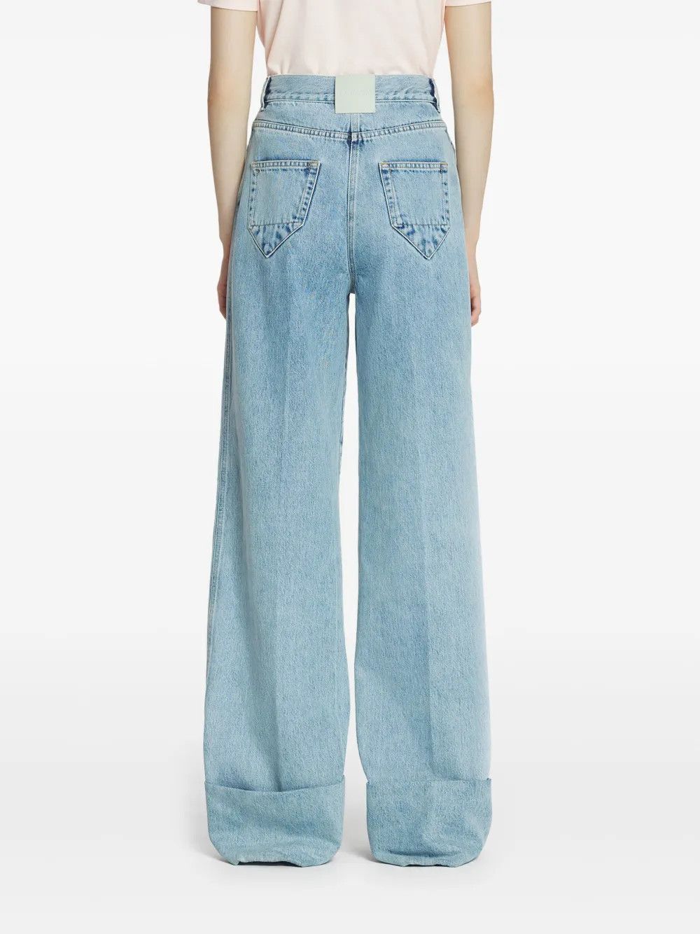 Lanvin o1y0326 Denim Pant in Blue Size 26" / US 2 / IT 38 - 4 Thumbnail