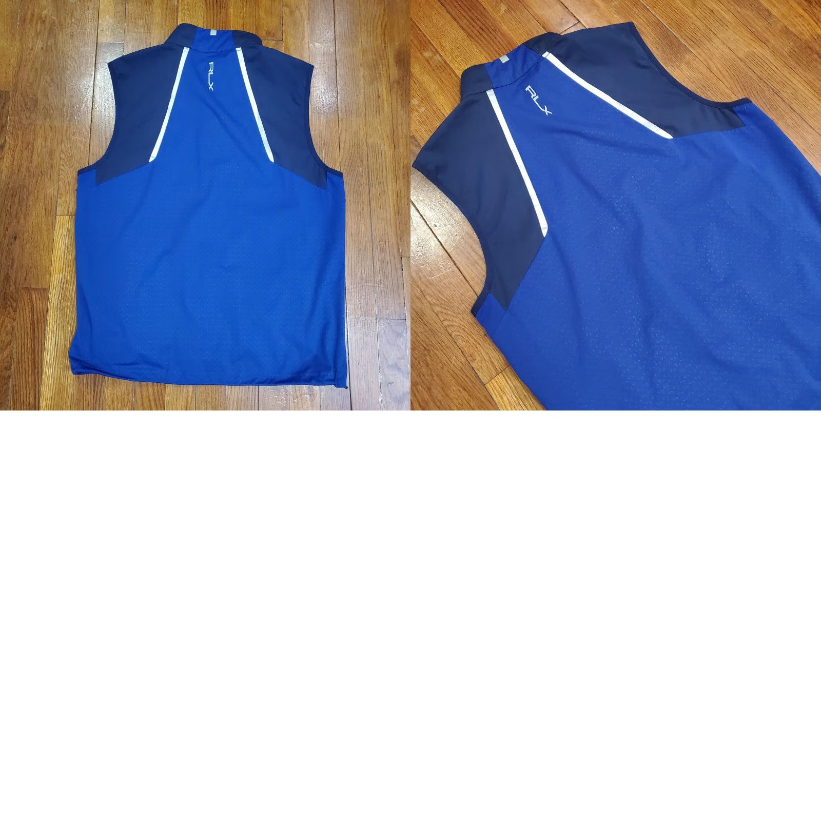 RLX Ralph Lauren RLX Ralph Lauren Vest Mens Medium Blue Softshell Windbreaker Full Zip Golf Casual Size US M / EU 48-50 / 2 - 9 Thumbnail