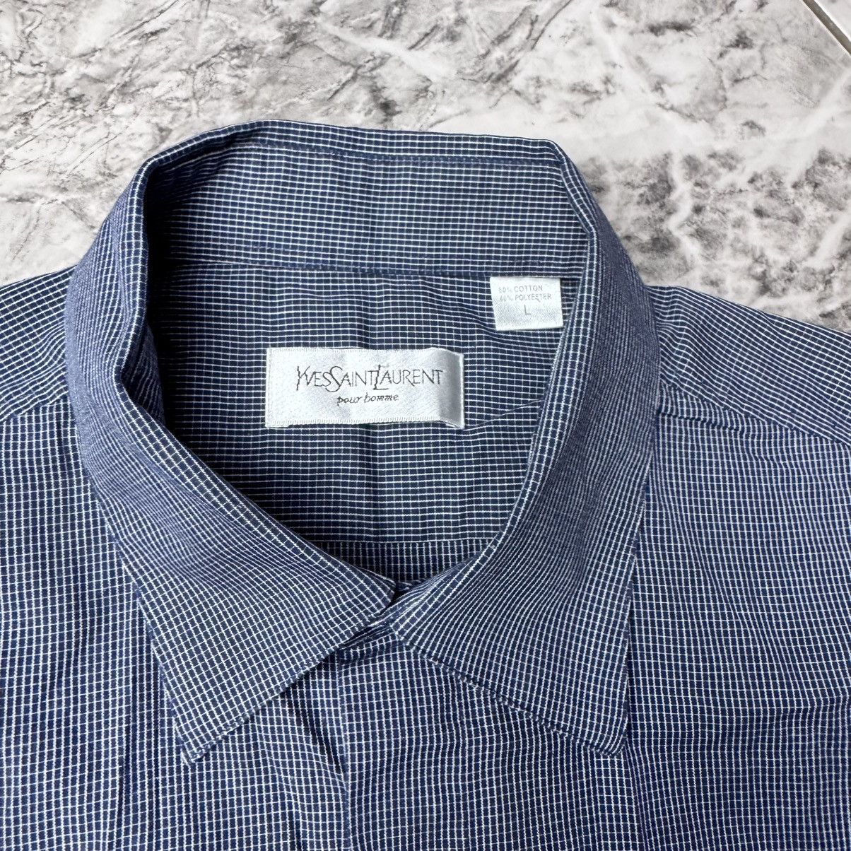 Vintage × Yves Saint Laurent Yves Saint Laurent Shirt Vintage Size US L / EU 52-54 / 3 - 3 Thumbnail