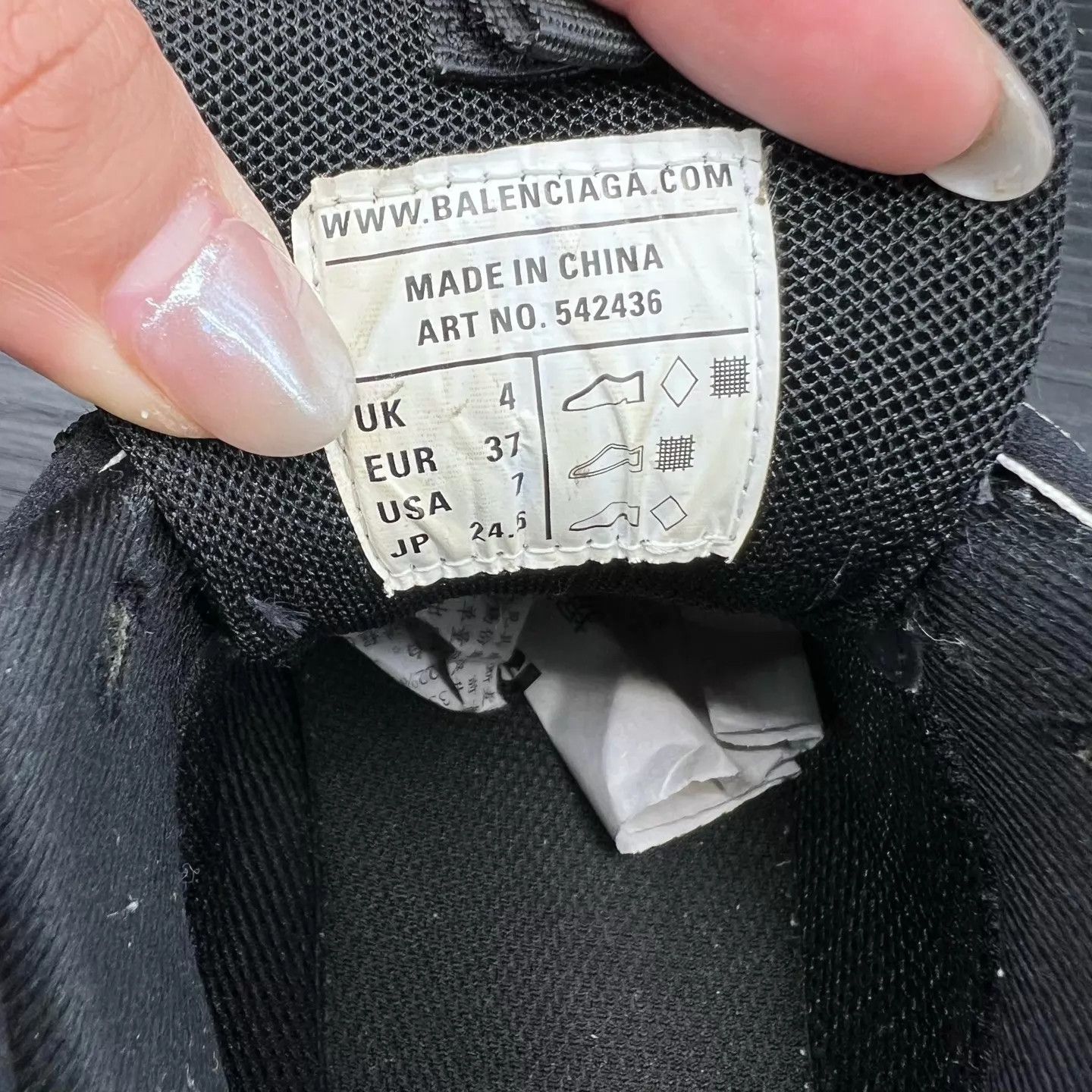 Balenciaga Balenciaga Track Black 37 Near New Worn lightly Size US 6.5 / IT 36.5 - 5 Thumbnail
