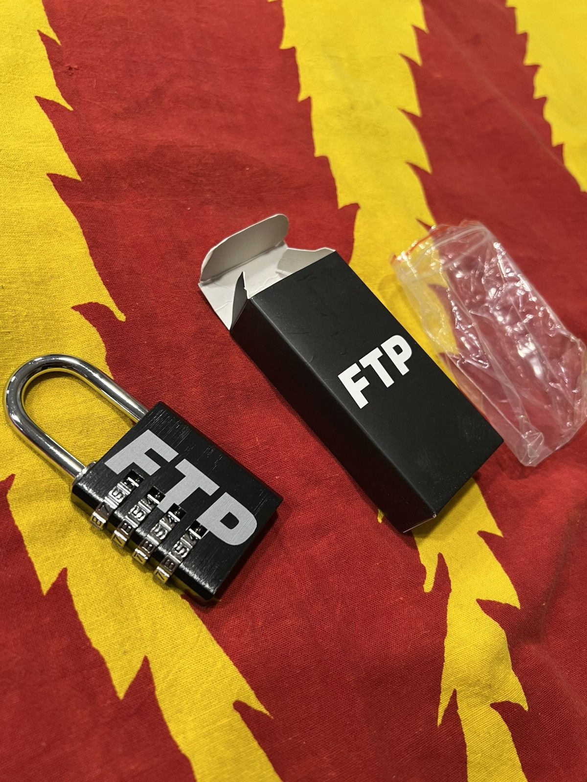 Fuck The Population FTP Logo Combination Padlock Size ONE SIZE - 1 Preview
