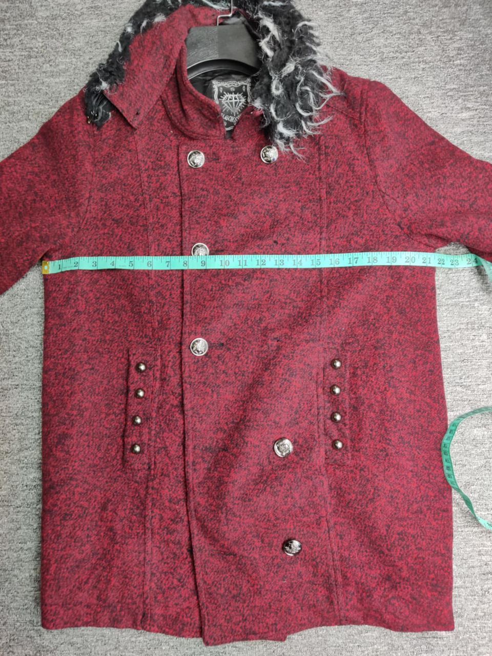 If Six Was Nine Algon Quins Double Breasted Faux Fur Coat Size US M / EU 48-50 / 2 - 13 Thumbnail