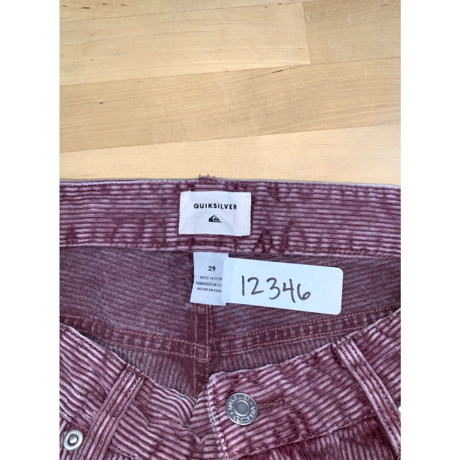 Billabong Billabong Corduroy Pants Womens 29 Red Faded Mum Fit Timeless Classic Chino Pockets Mango? Size 29" - 2 Thumbnail