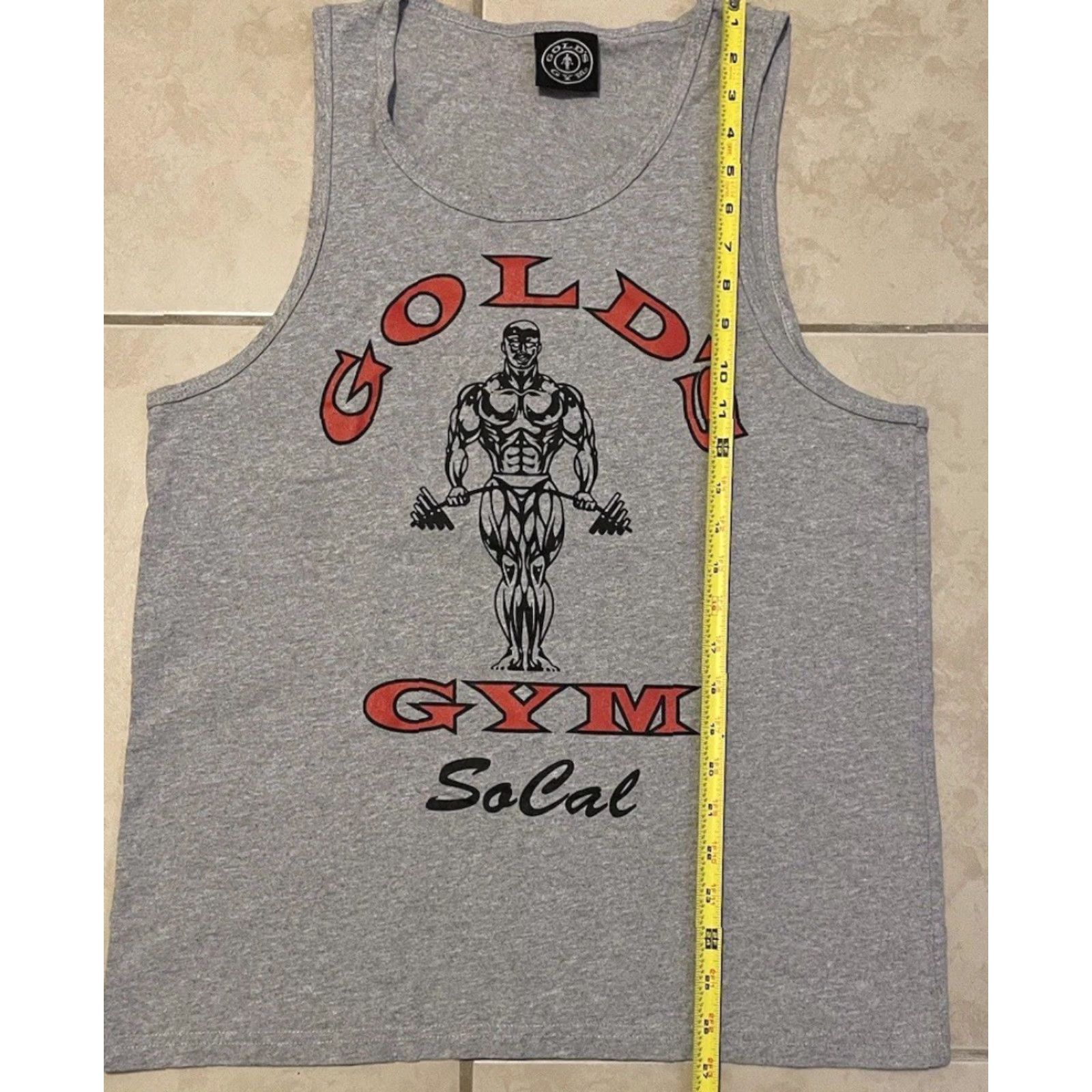 Vintage VINTAGE Golds Gym So Cal Tank Top M USA Weight Lifting Track Gym Gray Men M Sleeveless Shirt 90s Y2K California USA Grunge Size US M / EU 48-50 / 2 - 7 Thumbnail