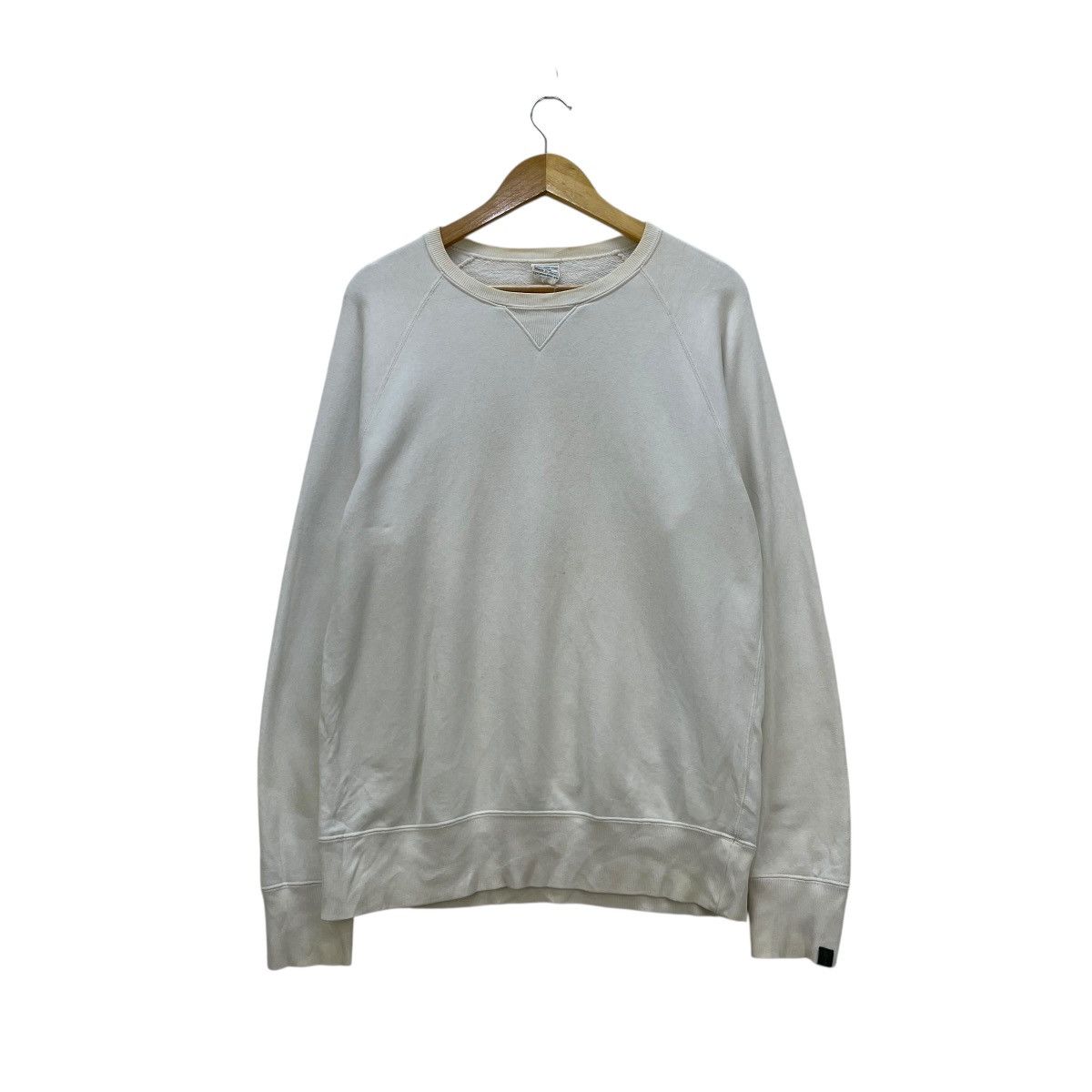 Loopwheeler 💥Vintage Distressed Loopwheeler Japan Crewneck Sweatshirt Size US L / EU 52-54 / 3 - 1 Thumbnail