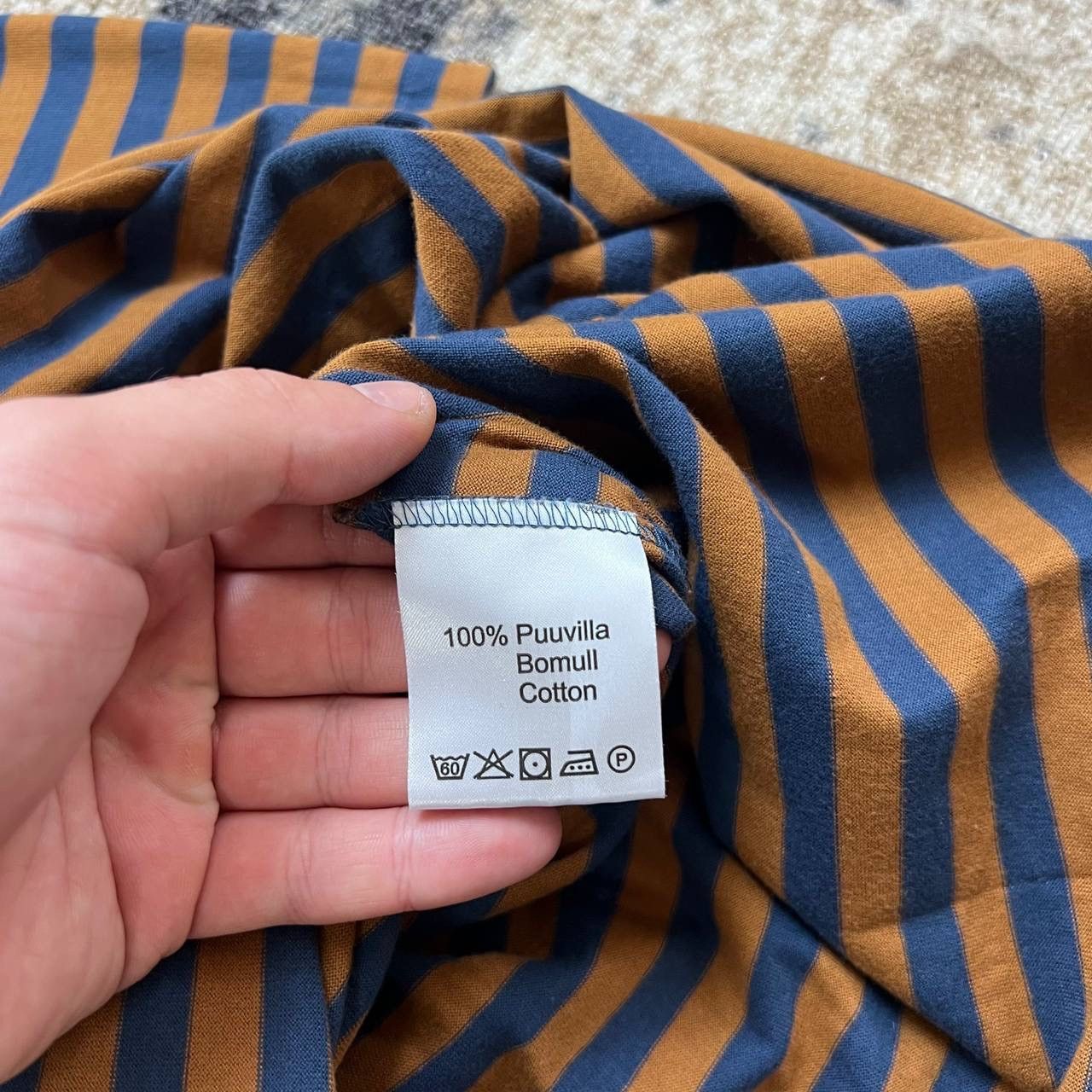 Marimekko Marimekko Luxury Striped Midi Dress Streetwear Style Size S / US 4 / IT 40 - 5 Thumbnail