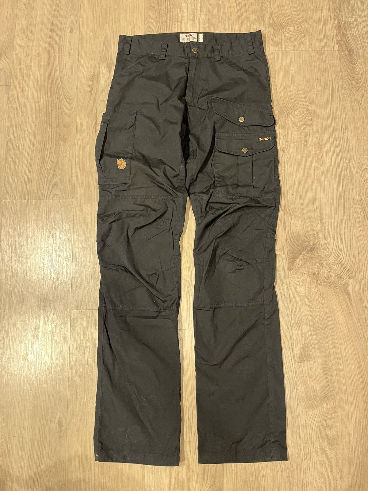 Fjallraven Fjallraven g1000 cargo pants black Grailed