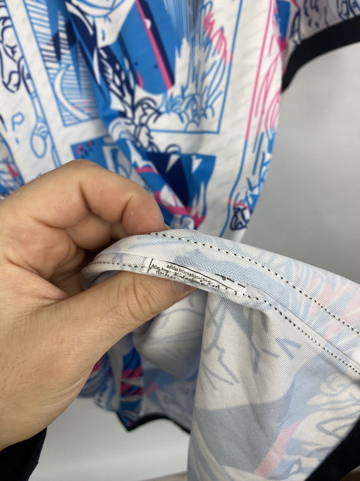 Adidas 🇯🇵 Adidas 2023 Japan JFA Dragon Ball Goku Jersey Y2K Rare Size US XXL / EU 58 / 5 - 7 Thumbnail