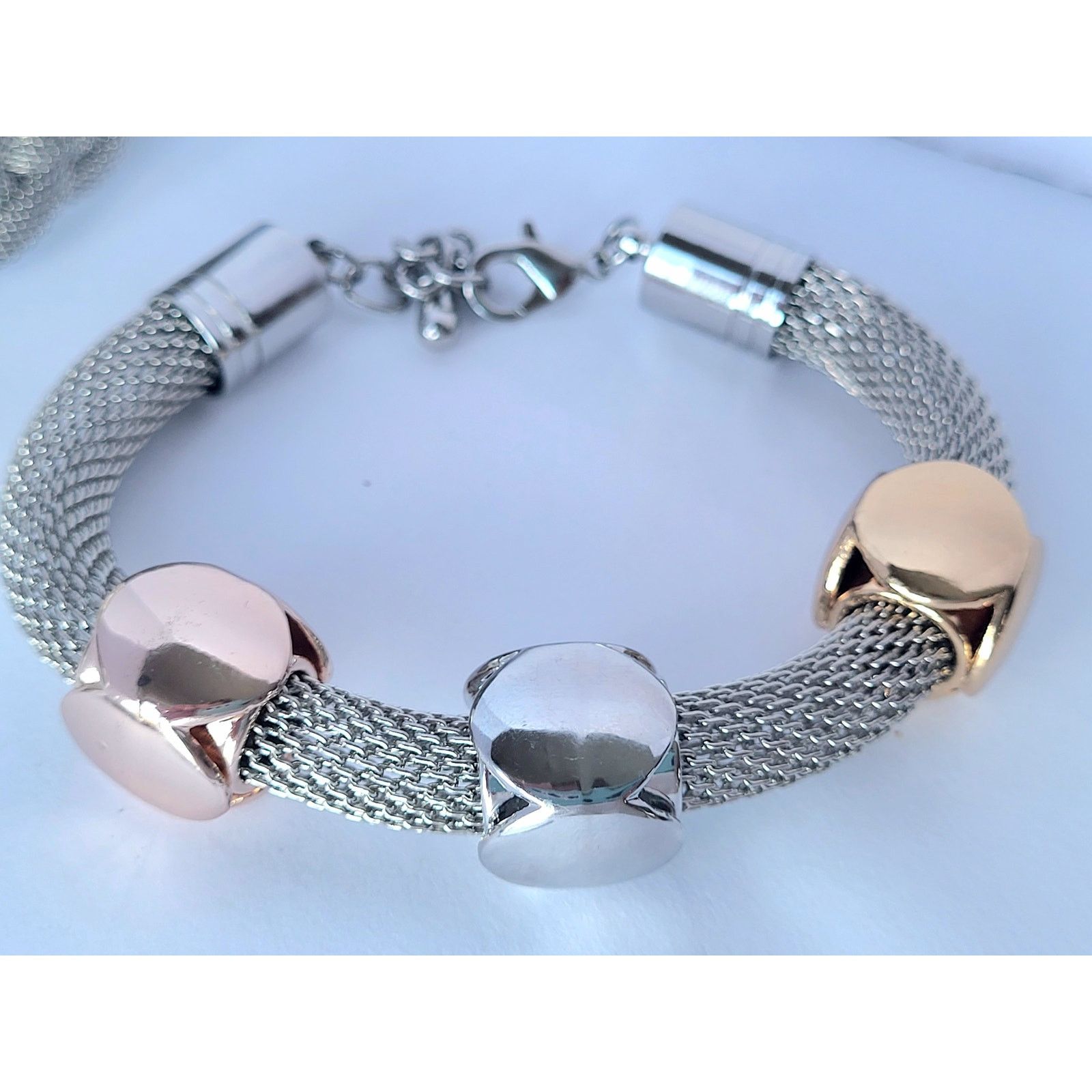 Monet Lot of 5 Silver Bracelets Monet - Kendall & James - Chicos++ Size ONE SIZE - 2 Thumbnail