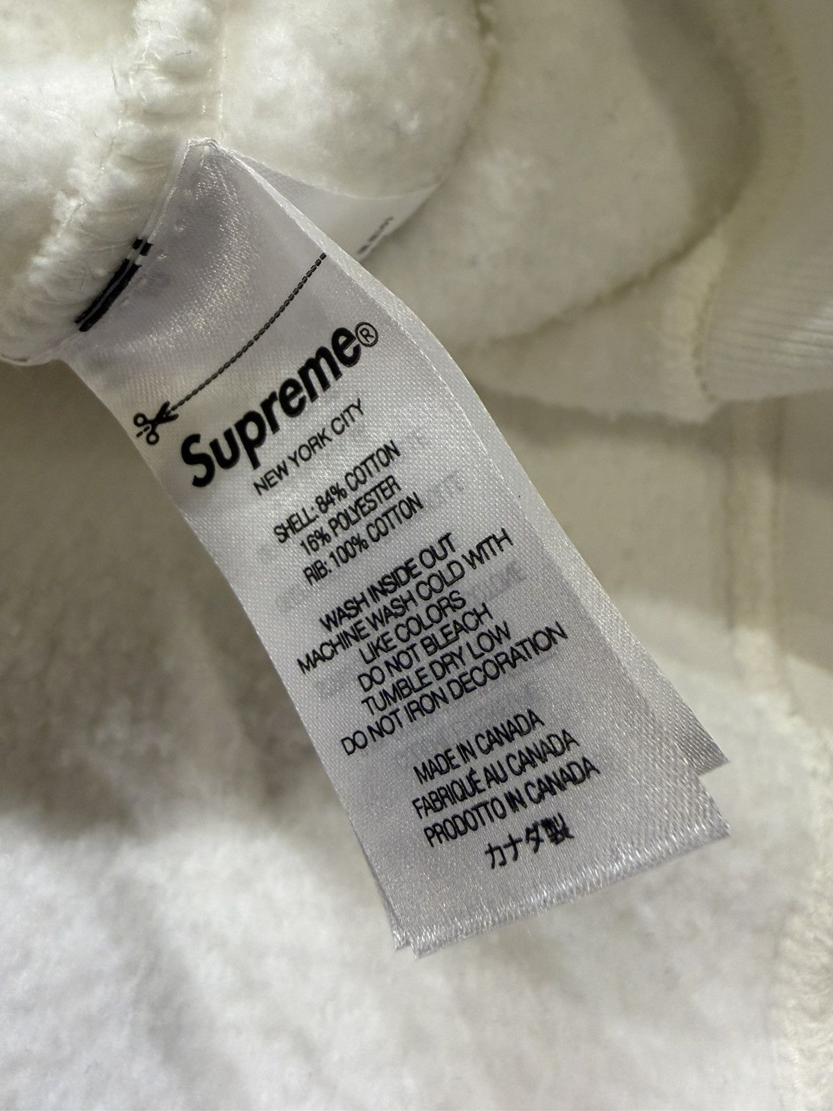 Supreme Supreme Number (N)ine F**k Everybody Hoodie - White Size US L / EU 52-54 / 3 - 5 Thumbnail