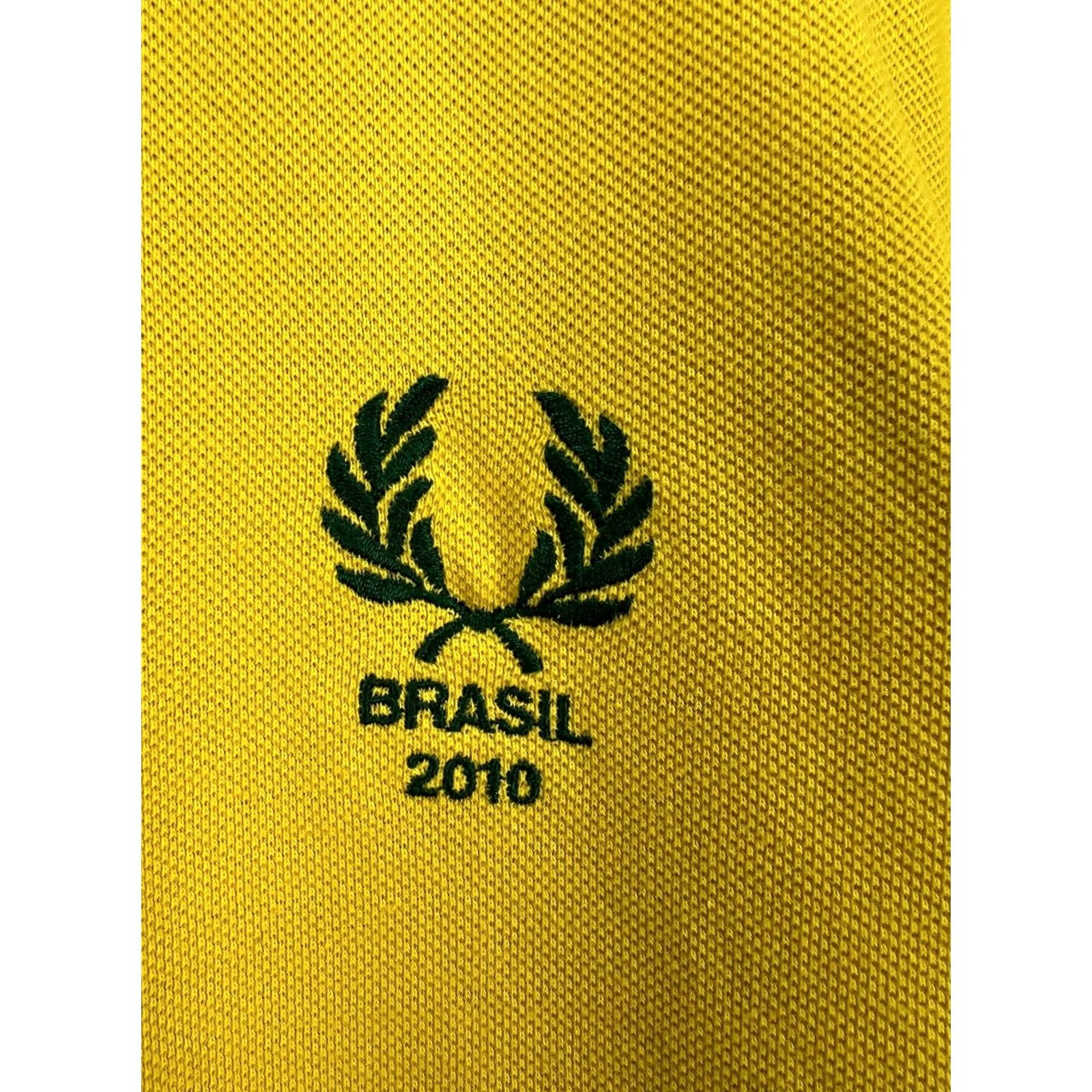 Fred Perry Fred Perry Brazil 2010 World Cup Polo Shirt Men’s Large Football Soccer Polo Shirt Mens L Yellow Vintage Brazil World Cup Nike This is not Nike Size US L / EU 52-54 / 3 - 3 Thumbnail