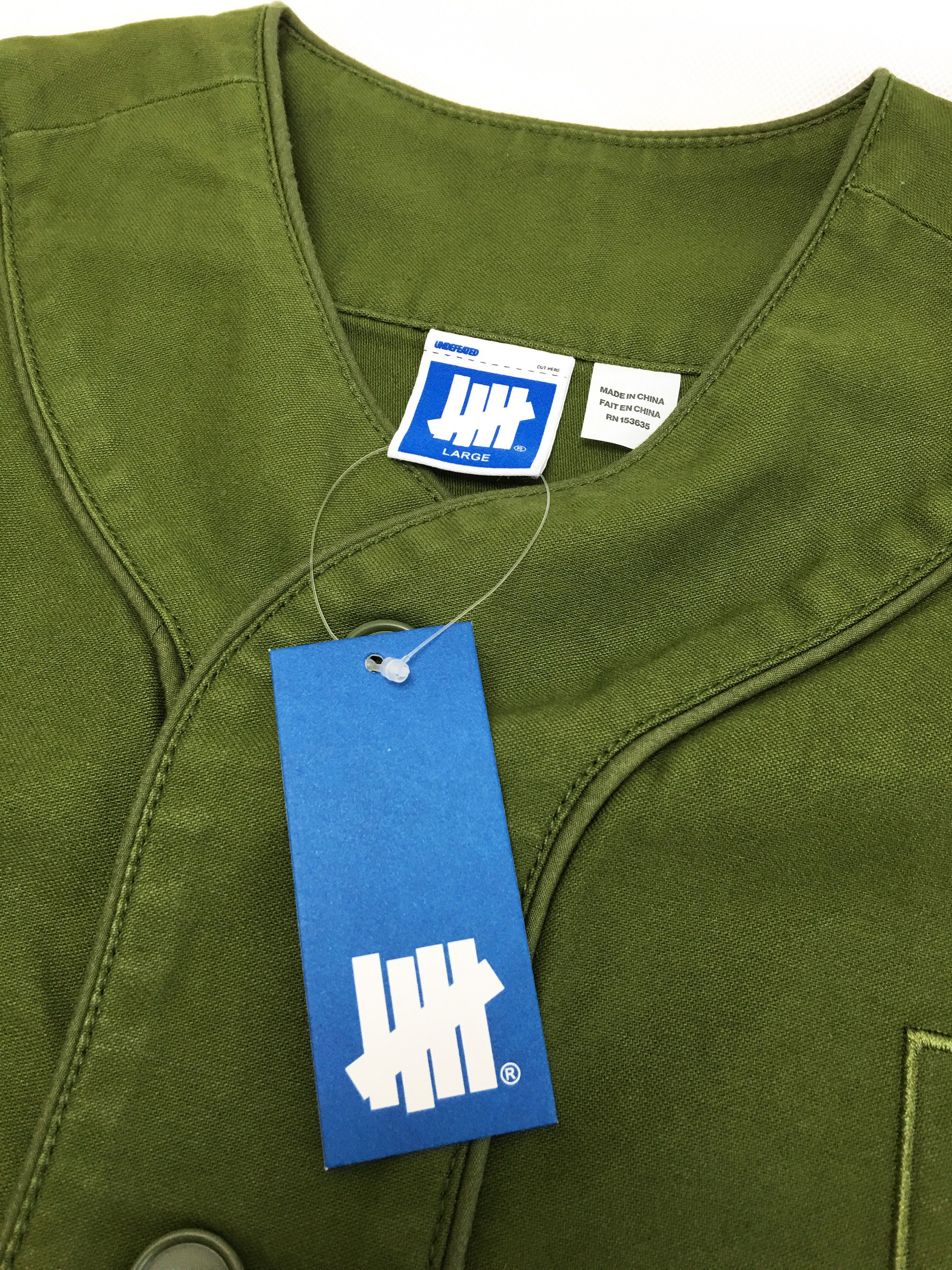 Undefeated Undefeated 5 Strike Sateen Baseball Jersey Large Olive Drab Size US L / EU 52-54 / 3 - 3 Thumbnail