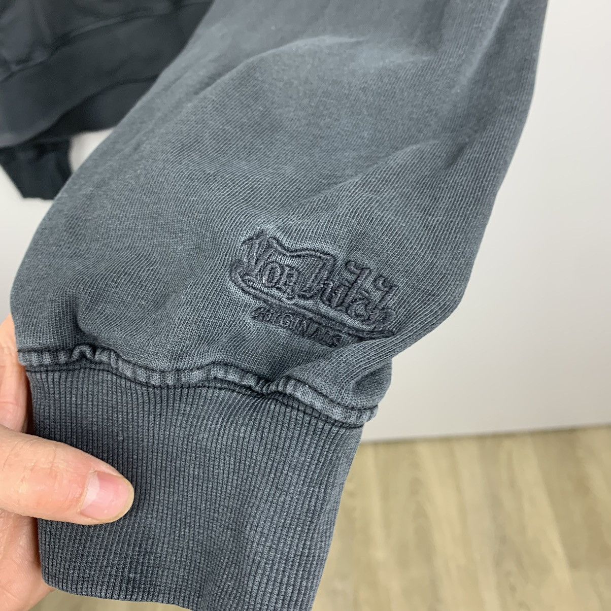Von Dutch Y2K Von Dutch Washed Gray Hoodie Big Logo XL Size US XL / EU 56 / 4 - 6 Thumbnail