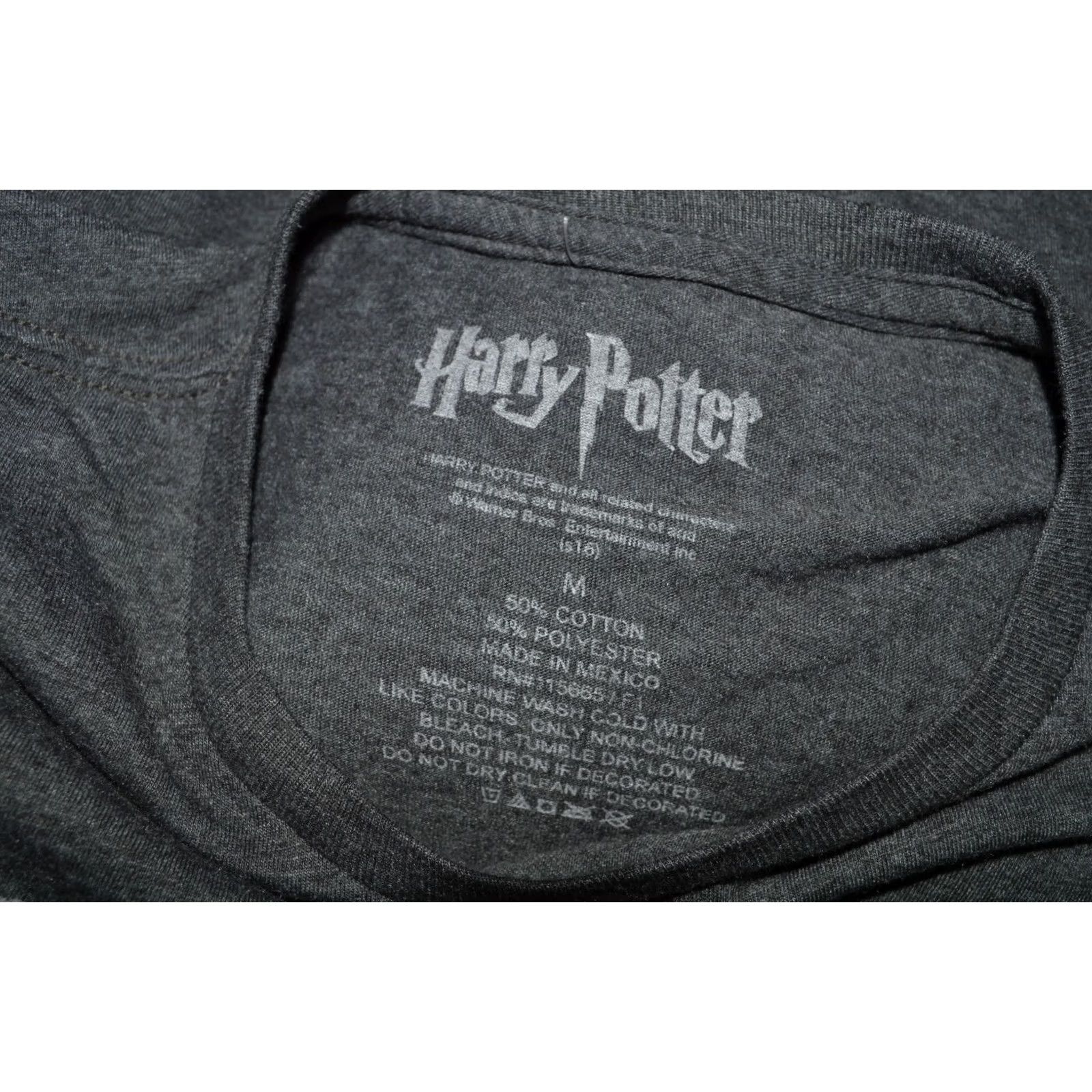 Vintage Harry Potter Hogwarts T-Shirt Gray Medium Mens Size US M / EU 48-50 / 2 - 3 Thumbnail