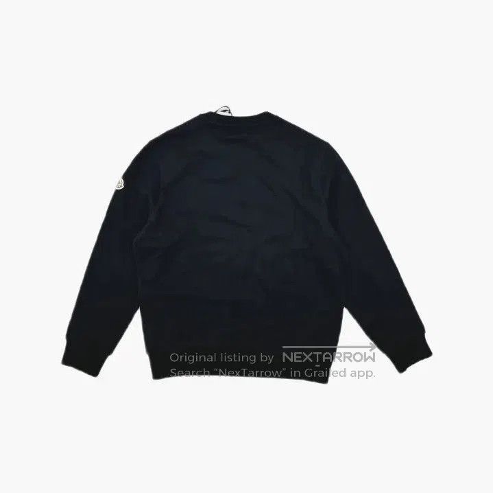 Moncler Moncler SS23 Men's Solid Letter Print Sweatshirt. Size US XL / EU 56 / 4 - 1 Thumbnail
