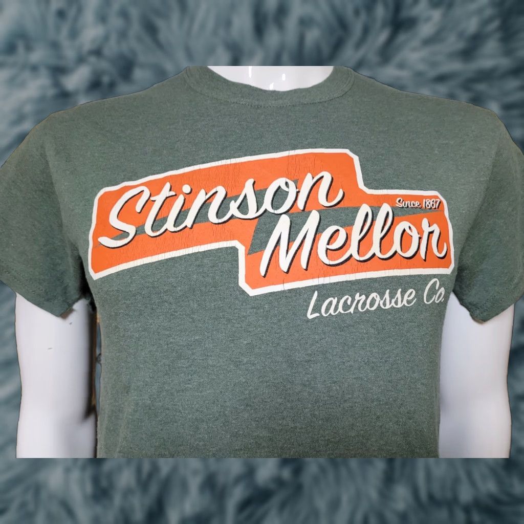 Gildan Gildan Stinson Mellor Lacrosse T Shirt Small Mens Gray Short Sleeve Crew Neck Cotton Blend l ax Logo 90s? Size US S / EU 44-46 / 1 - 1 Thumbnail