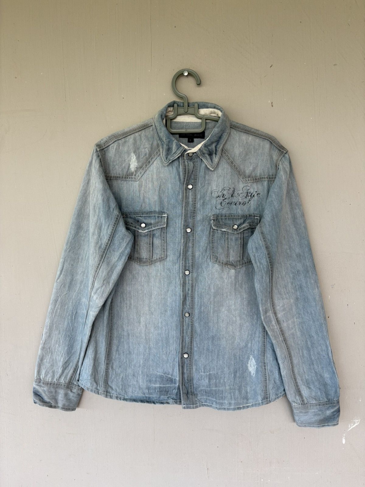 In The Attic Vintage In The Attic Rockers Heaven Denim Jacket Style Size US L / EU 52-54 / 3 - 1 Thumbnail