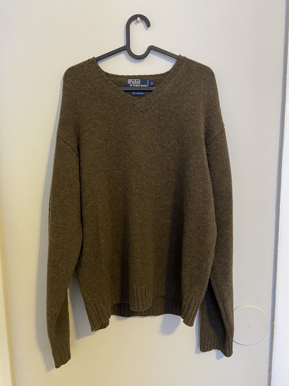 Polo Ralph Lauren Polo Ralph Lauren brown knitted sweater Size US L / EU 52-54 / 3 - 1 Thumbnail