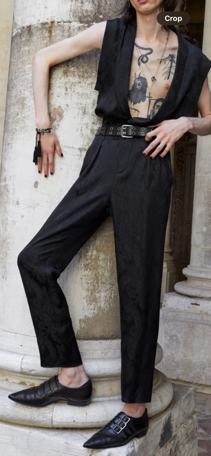 Saint Laurent Paris Saint Laurent jacquard pants. 46/30. $1650 Size US 30 / EU 46 - 1 Thumbnail