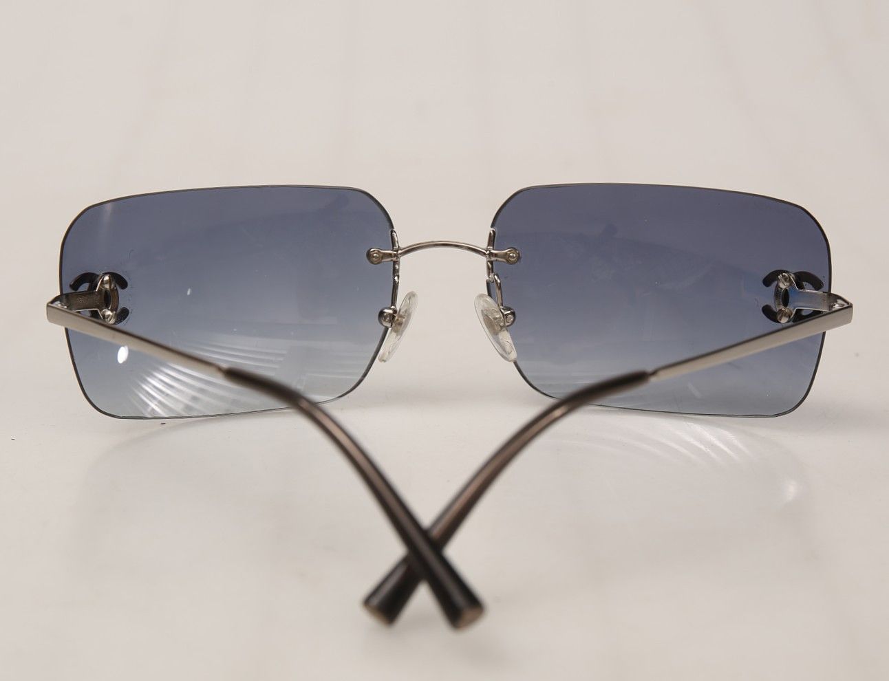Chanel Chanel Sunglasses 4017-D Rhinestone Rimless Size ONE SIZE - 4 Thumbnail
