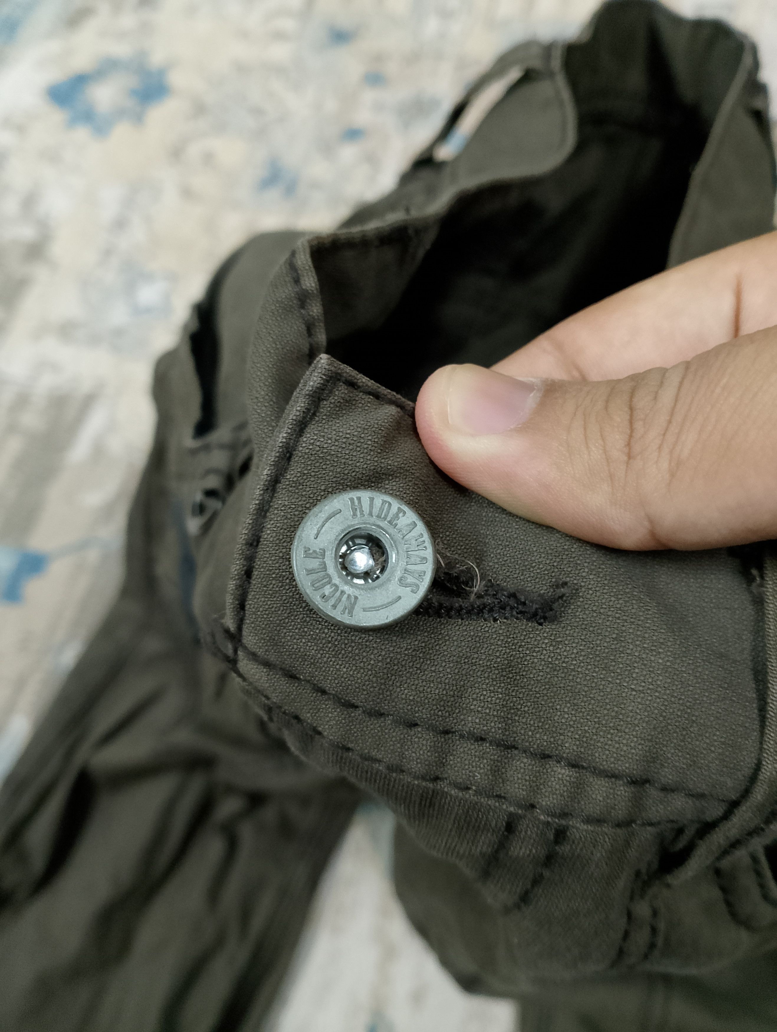 HIDEAWAYS × Japanese Brand Flare Bush Pants Multipocket by Nicole Hideaways Size US 31 - 4 Thumbnail
