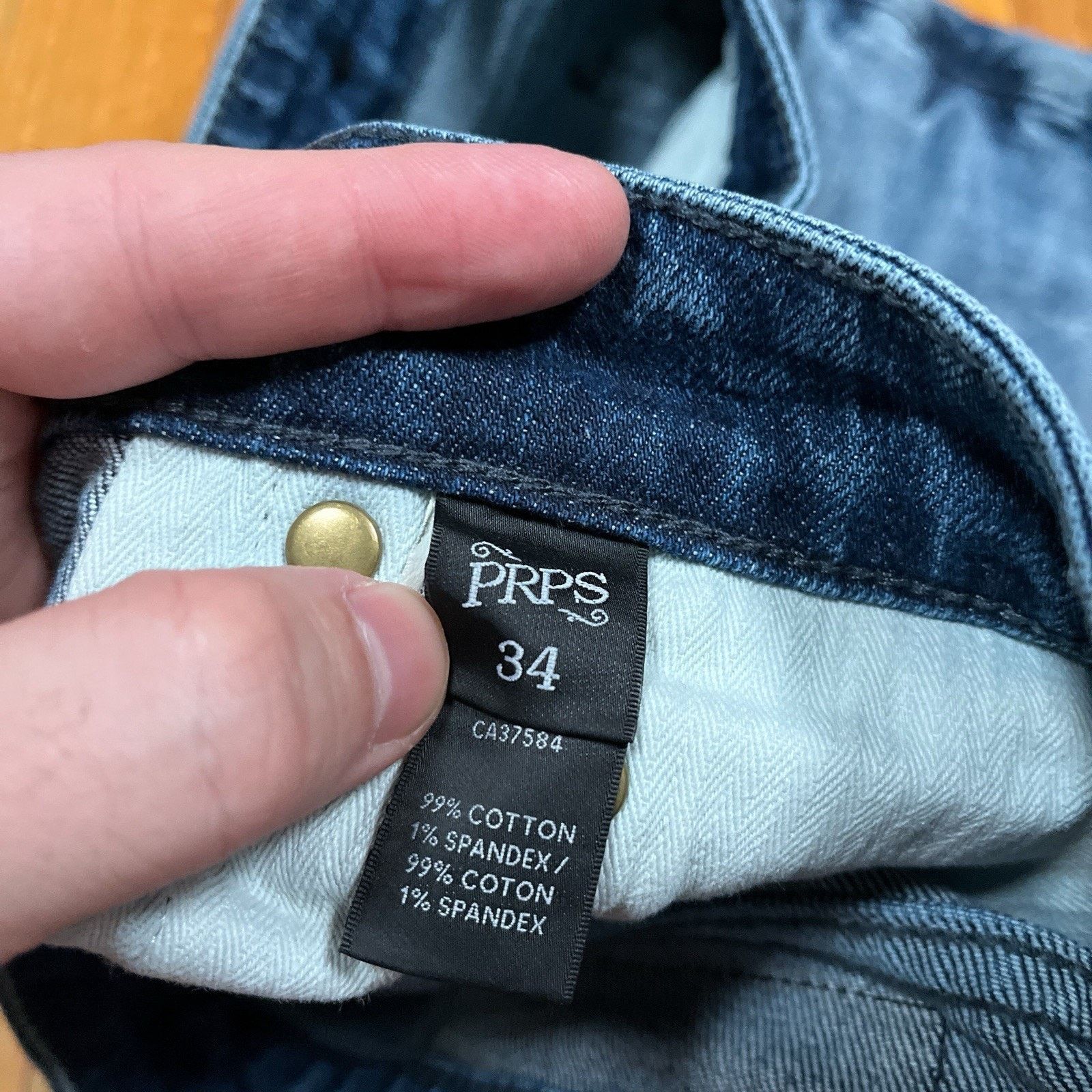 Prps PRPS 36x33 Le Sabre Slim Tapered Fit Stretch Ripped Jeans Size US 36 / EU 52 - 4 Thumbnail