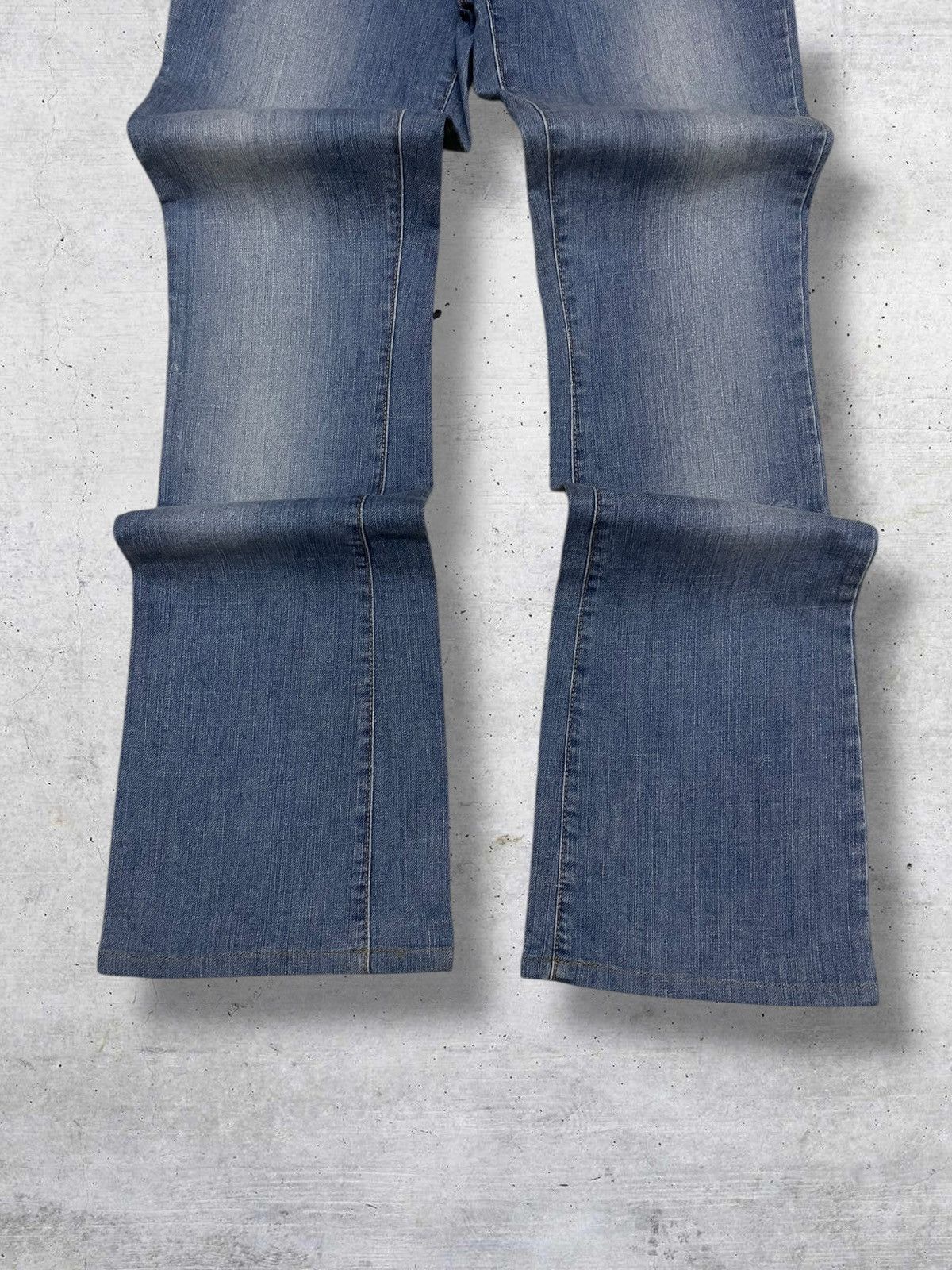 Dolce & Gabbana VINTAGE DOLCE & GABBANA DESIGNER 90S RARE FLARED BLUE WASHED Size US 28 / EU 44 - 3 Thumbnail