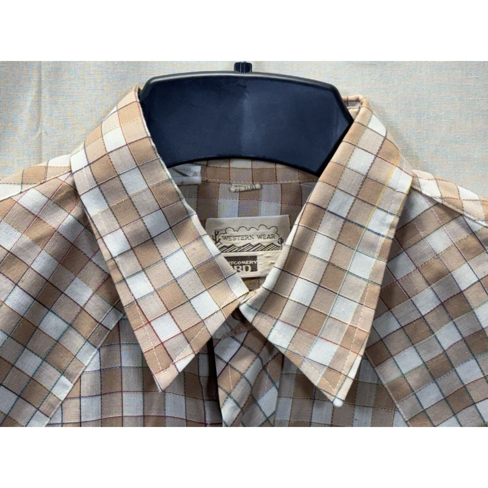 The Unbranded Brand Vintage Montgomery Ward Western Pearl Snap Shirt Men’s 16.5 Size US L / EU 52-54 / 3 - 24 Thumbnail