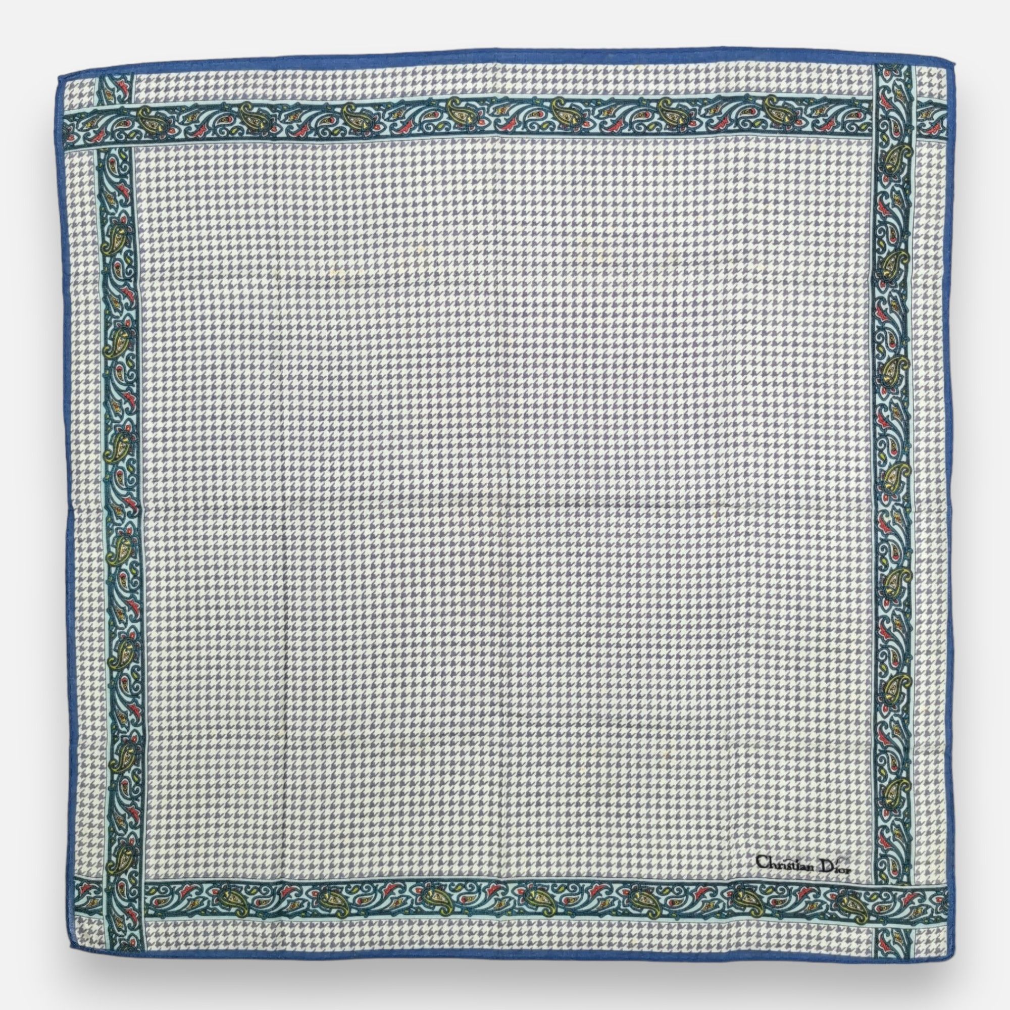 Christian Dior Monsieur × Vintage Vintage Christian DIOR Handkerchief Bandana Neckerchief Size ONE SIZE - 2 Thumbnail