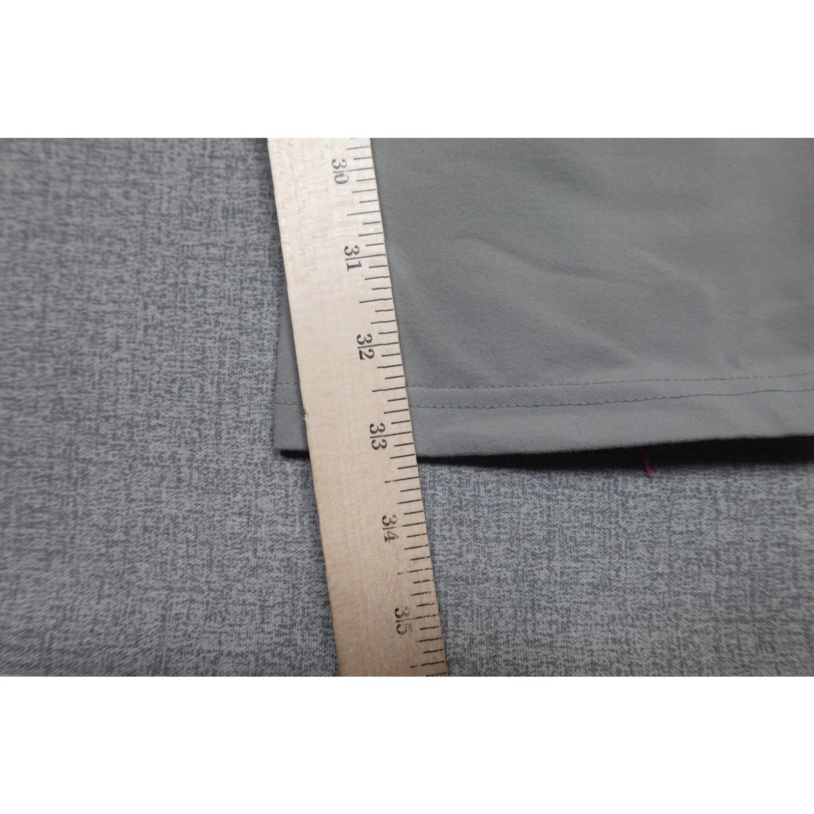 Vintage Public Rec Sweatpants Mens 32 Regular Gray Track Pants with Pockets Zip Pocket Drawstring Slim Fit Size US 32 / EU 48 - 4 Thumbnail