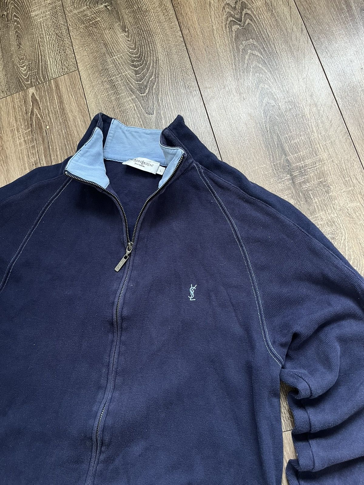YSL vintage zip sweatshirt