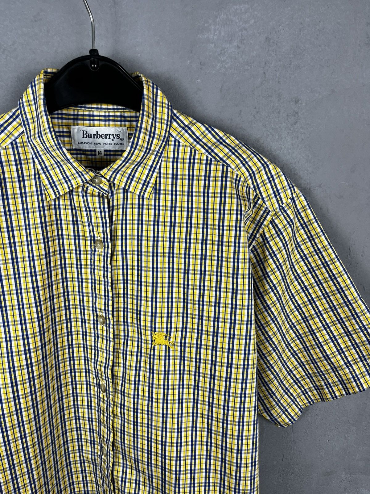 Burberry × Vintage Burberrys shirt button vintage 90s Size US M / EU 48-50 / 2 - 1 Thumbnail