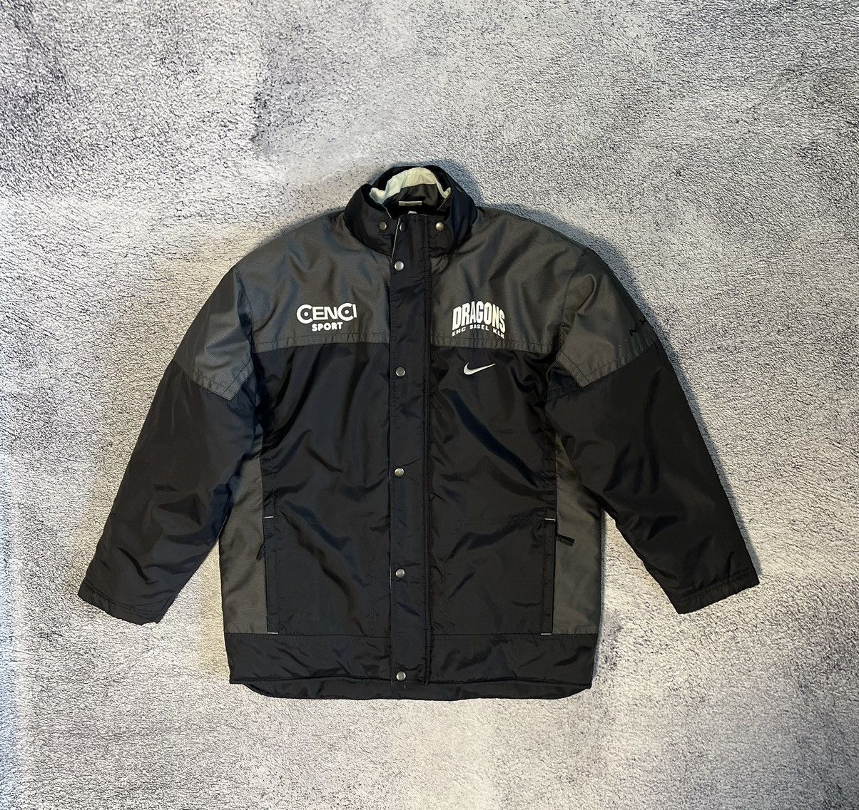 Nike Nike Kids Boys Jacket Dragons EHC Basel KLH Hockey Vintage Size US XS / EU 42 / 0 - 1 Thumbnail