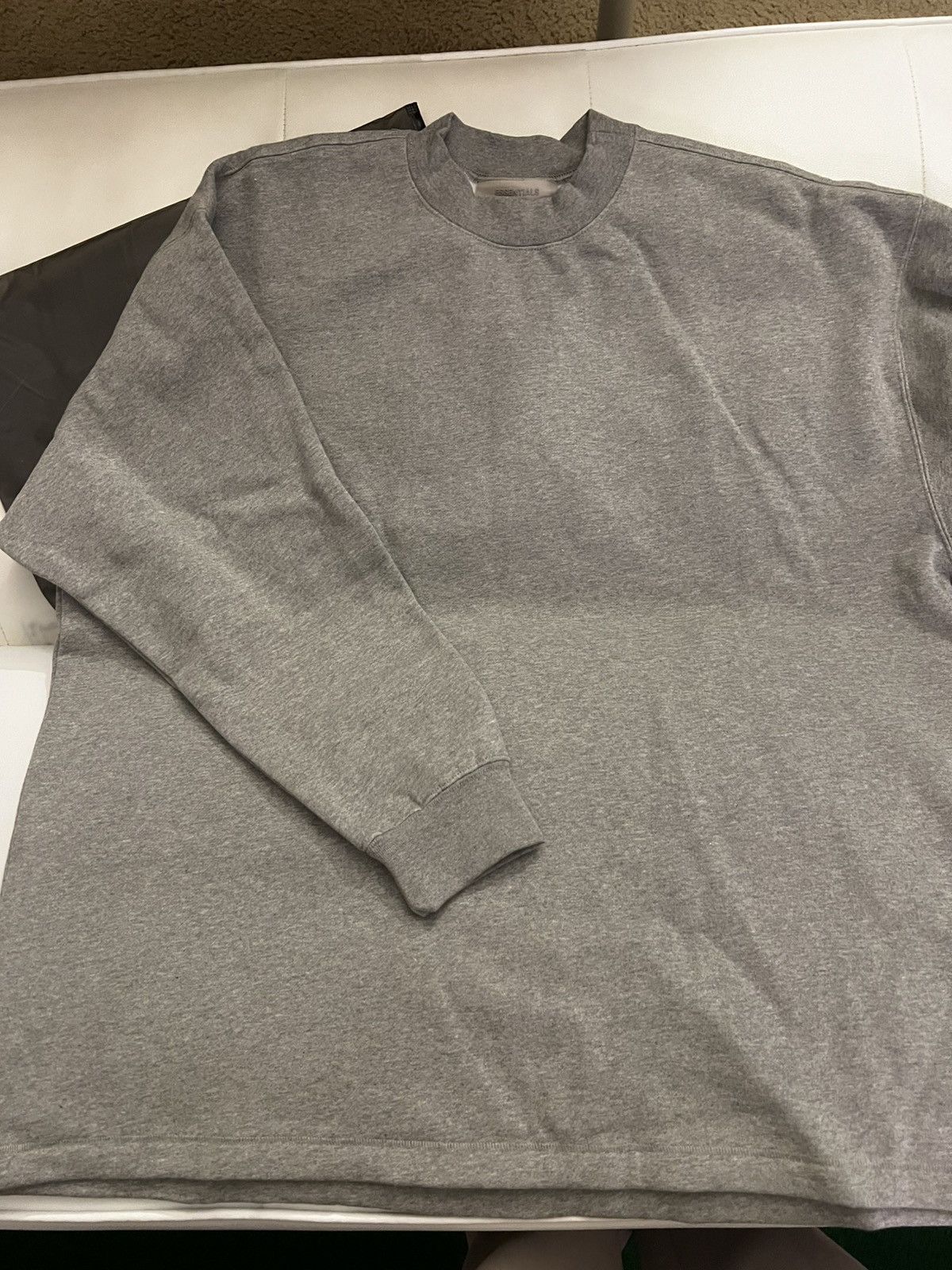 Essentials Fear of God Essentials Relaxed Crewneck (SS22) Dark Oatmeal Size US XL / EU 56 / 4 - 5 Thumbnail