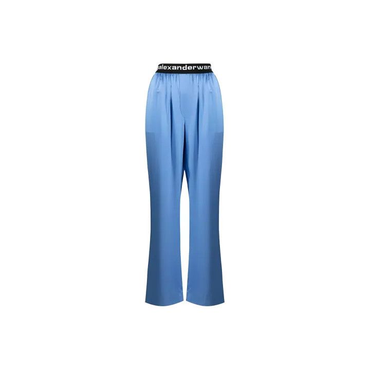 Alexander Wang Alexander Wang SS22 Satin Logo Pants for Women 0079 Size 22" - 1 Thumbnail