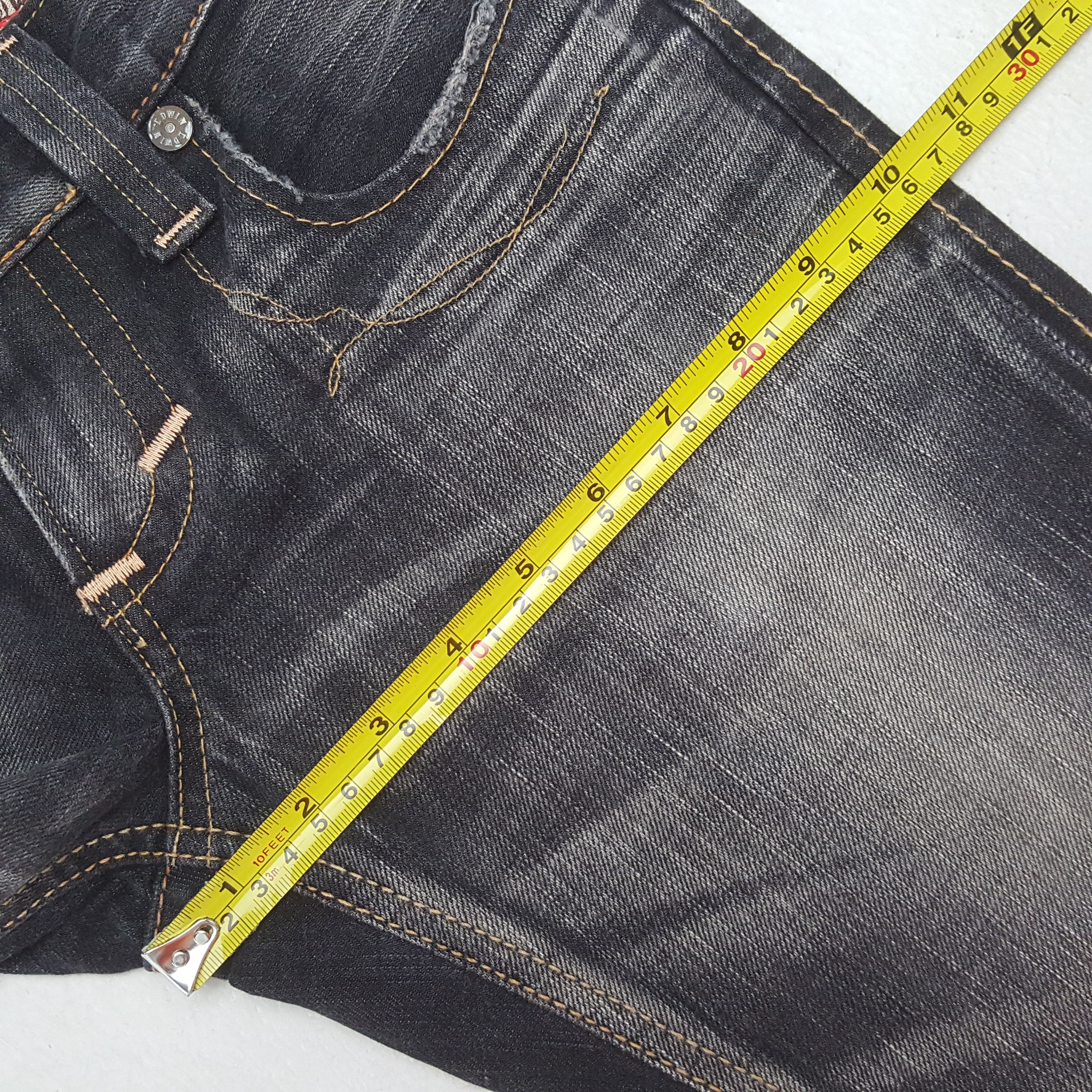Edwin Vintage Edwin 503 American Distressed Style Jeans RR30 Size US 28 / EU 44 - 9 Thumbnail