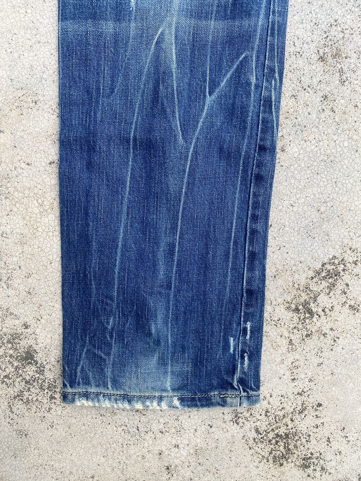 Designer × Diesel Diesel Distressed Claw Mark Faded Denim Jeans Size US 30 / EU 46 - 22 Thumbnail