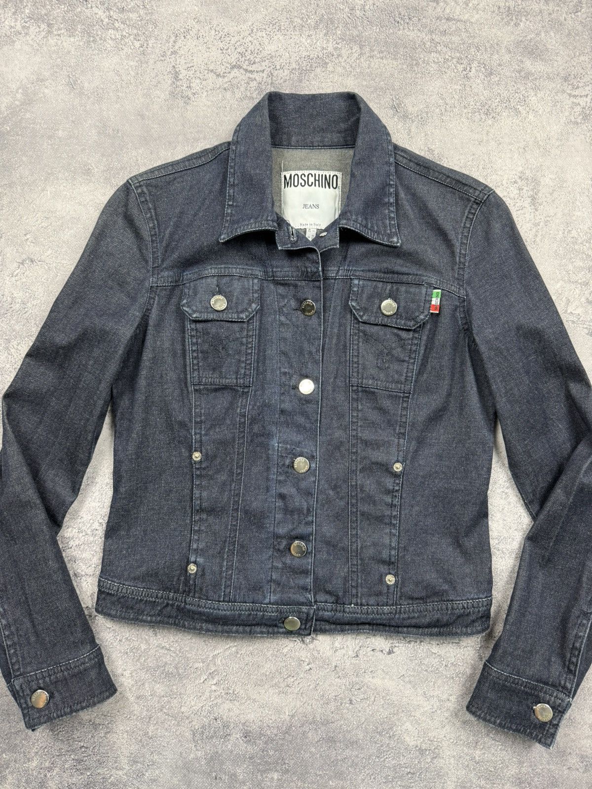 Moschino Vintage Moschino Jeans Denim Jacket Blazer Size M / US 6-8 / IT 42-44 - 8 Thumbnail