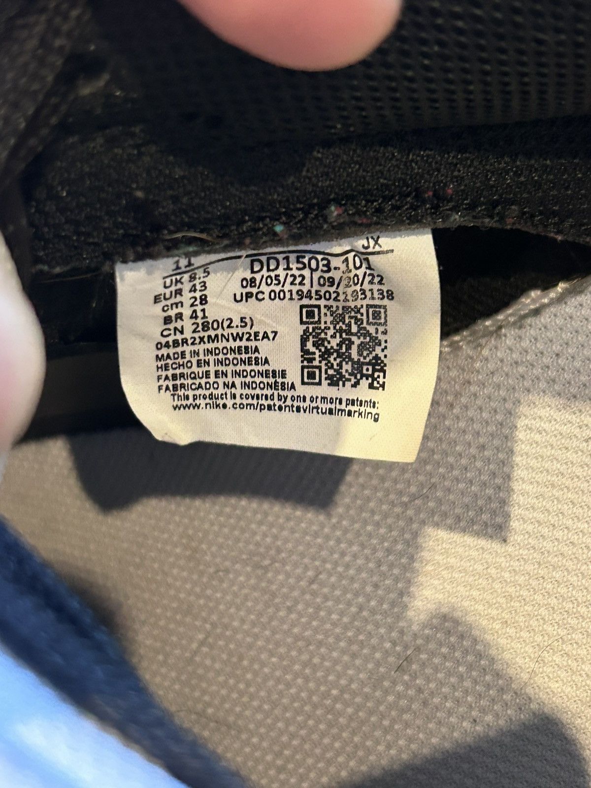 Nike Nike dunk low Pandas Size US 9.5 / EU 42-43 - 9 Thumbnail